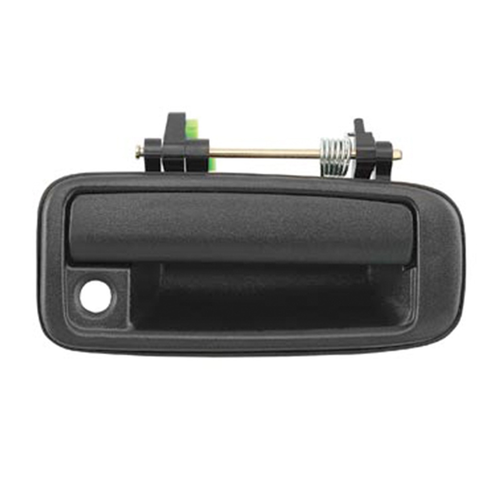 MANIJA EXTERIOR TY COROLLA 88-91  CV GEO PRIZM 89-91  CON HOYO PARA LLAVE CORRUGADA NEGRA PLASTICO HUSHAN Derecho Delantera  