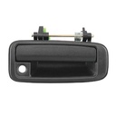 MANIJA EXTERIOR TY COROLLA 88-91  CV GEO PRIZM 89-91  CON HOYO PARA LLAVE CORRUGADA NEGRA PLASTICO HUSHAN Derecho Delantera  