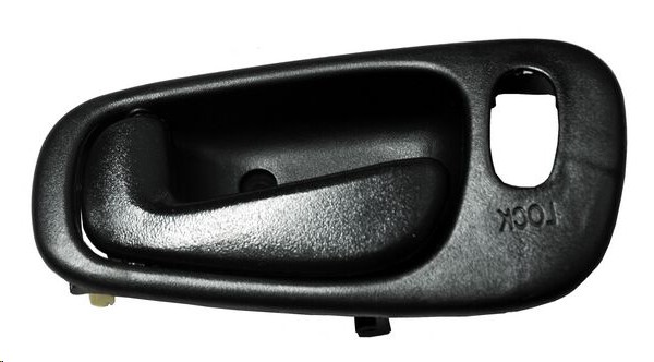 MANIJA INTERIOR TY COROLLA  CV GEO PRIZM 98-02  CON HOYO PARA SEGURO NEGRO PLASTICO HUSHAN Izquierdo Delantera/Trasera  