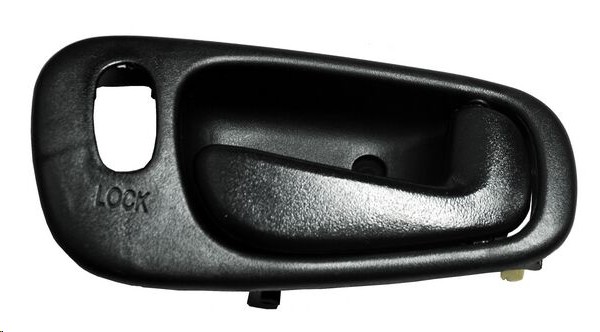 MANIJA INTERIOR TY COROLLA  CV GEO PRIZM 98-02  CON HOYO PARA SEGURO NEGRO PLASTICO HUSHAN Derecho Delantera/Trasera  