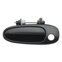 MANIJA EXTERIOR TY COROLLA 92-97/RAV4 96-00  CV GEO PRIZM 92-97  CON HOYO PARA LLAVE CORRUGADA NEGRA PLASTICO HUSHAN Izquierdo Delantera  
