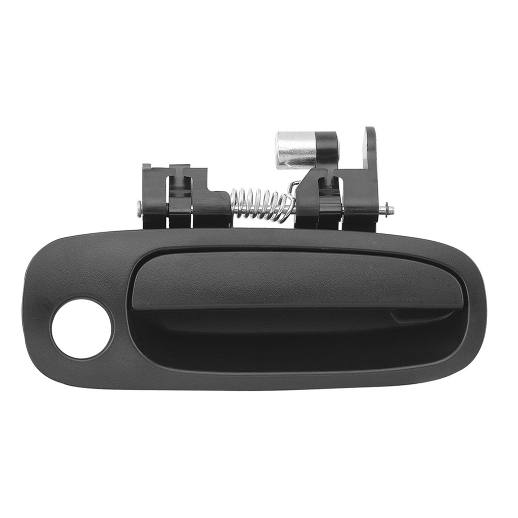 MANIJA EXTERIOR TY COROLLA  CV GEO PRIZM 98-02  CON HOYO PARA LLAVE CORRUGADA NEGRA PLASTICO HUSHAN Derecho Delantera  