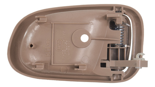 MANIJA INTERIOR TY COROLLA  CV GEO PRIZM 92-97  PATA CORTA BEIGE PLASTICO HUSHAN Izquierdo Delantera/Trasera  