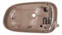 MANIJA INTERIOR TY COROLLA  CV GEO PRIZM 92-97  PATA CORTA BEIGE PLASTICO HUSHAN Izquierdo Delantera/Trasera  