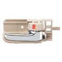 MANIJA INTERIOR TY COROLLA 03-08/HIACE 06-19/HILUX VIGO/TACOMA 05-15  CAFE/CROMADO PLASTICO HUSHAN Derecho Delantera/Trasera  