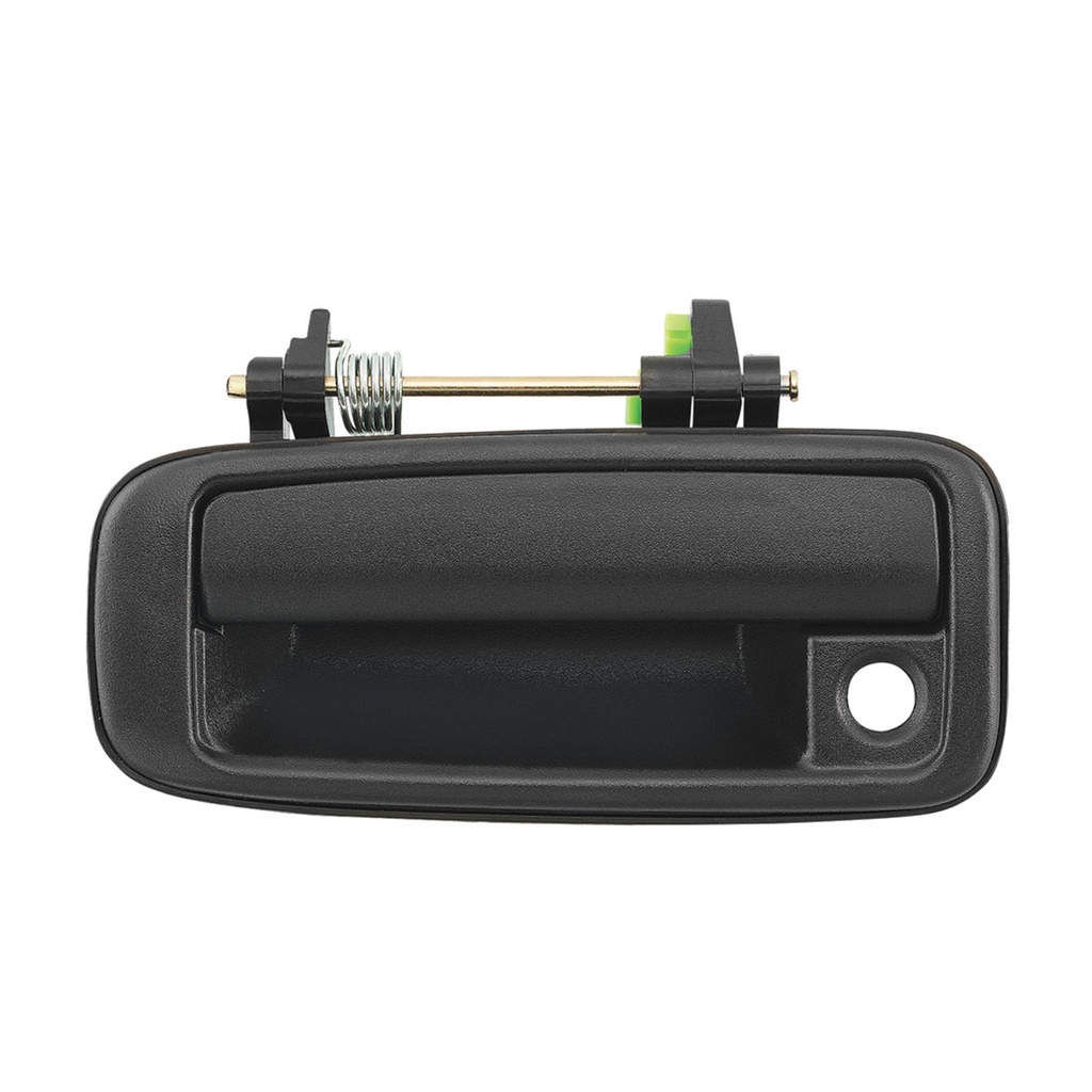 MANIJA EXTERIOR TY COROLLA 88-91  CV GEO PRIZM 89-91  CON HOYO PARA LLAVE CORRUGADA NEGRA PLASTICO HUSHAN Izquierdo Delantera  