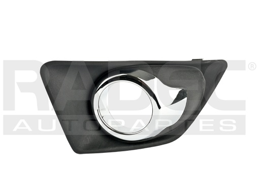 REJILLA FASCIA FD ECOSPORT 13-17 F/CROMADO C/HOYO P/FARO IZQ