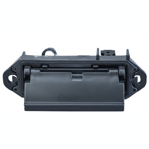 MANIJA EXTERIOR TY HIACE 06-19  SOLO MANIJA 5TA PUERTA NEGRO PLASTICO HUSHAN    