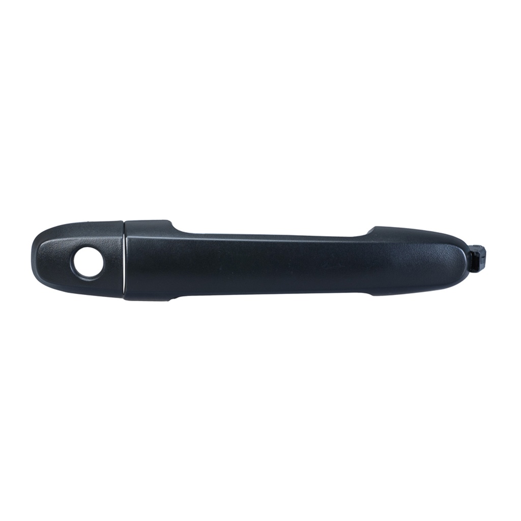 MANIJA EXTERIOR PT VIBE 03-10  TY CAMRY 02-06/COROLLA 03-13/HIGHLANDER 01-07/HILUX VIGO 05-15/MATRIX 03-13/RAV4 01-12/YARIS 06-11/SCION 05-10  CON HOYO PARA LLAVE CORRUGADA NEGRA PLASTICO HUSHAN Derecho/Izquierdo Delantera  