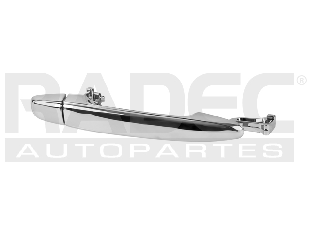 MANIJA EXTERIOR TY SIENNA 04-10  SIN HOYO PARA LLAVE PATA LARGA CROMADA PLASTICO HUSHAN Derecho/Izquierdo  Puerta corrediza 