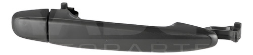 MANIJA EXTERIOR TY SIENNA 04-10  SIN HOYO PARA LLAVE PATA LARGA LISA PARA PINTAR NEGRA PLASTICO HUSHAN Derecho/Izquierdo  Puerta corrediza 
