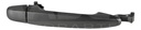 MANIJA EXTERIOR TY SIENNA 04-10  SIN HOYO PARA LLAVE PATA LARGA LISA PARA PINTAR NEGRA PLASTICO HUSHAN Derecho/Izquierdo  Puerta corrediza 