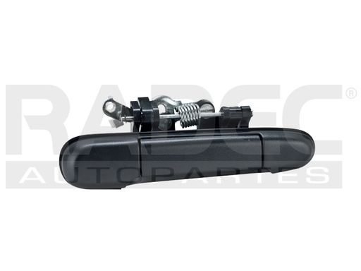 MANIJA EXTERIOR TY TERCEL 91-94  CORRUGADA PLASTICO HUSHAN Derecho Trasera  