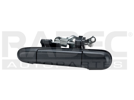 MANIJA EXTERIOR TY TERCEL 91-94  CORRUGADA NEGRA PLASTICO HUSHAN Izquierdo Trasera  