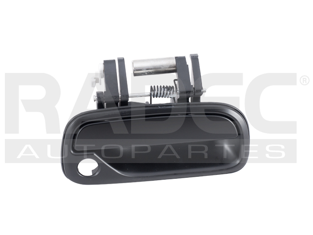 MANIJA EXTERIOR TY TUNDRA CABINA REGULAR Y MEDIA CABINA 00-06  CON HOYO PARA LLAVE LISA PARA PINTAR NEGRA PLASTICO HUSHAN Izquierdo Delantera  
