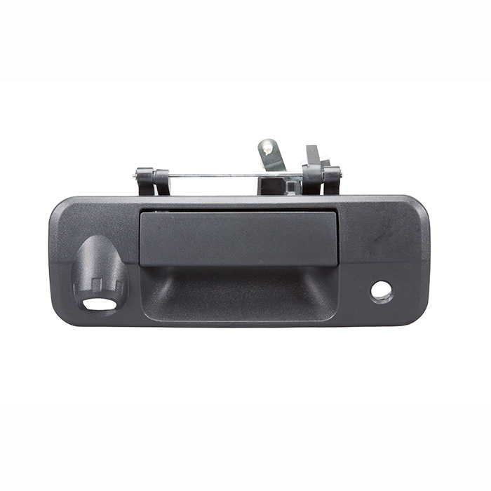 MANIJA DE TAPA TY TUNDRA 07-13  CON HOYOS PARA LLAVE Y CAMARA CORRUGADA NEGRO PLASTICO HUSHAN    