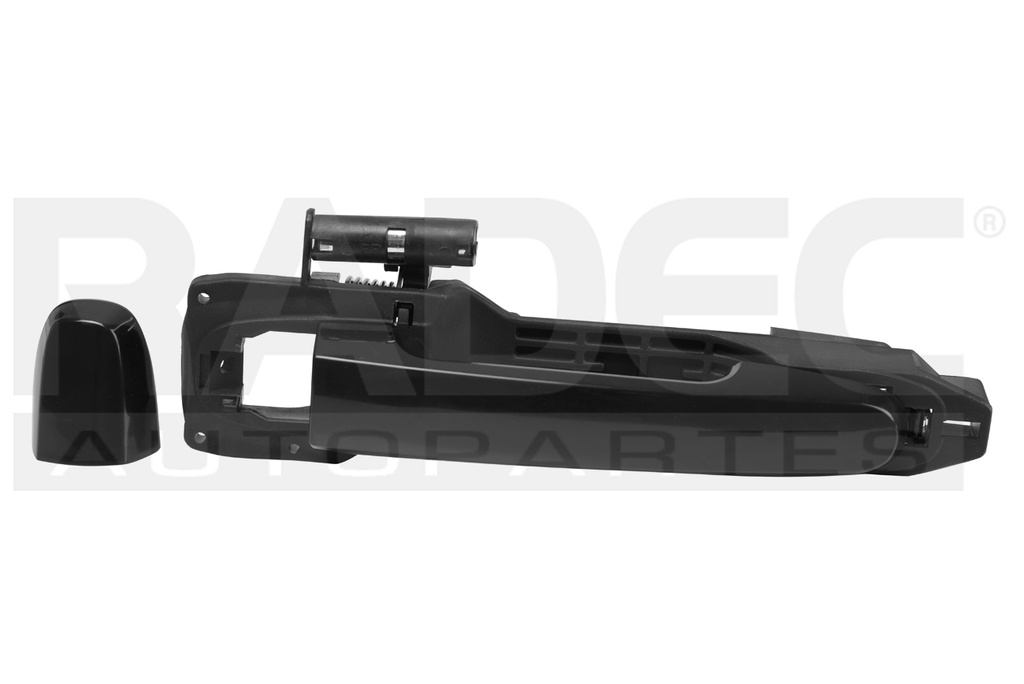 MANIJA EXTERIOR TY YARIS DELANTERA 06-12 2 4 Y 5 PUERTAS NEGRA SIN HOYO PARA LLAVE C/BASE LISA PARA PINTAR PLASTICO TW DER