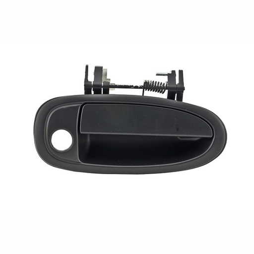 MANIJA EXTERIOR TY AVALON 95-99  CON HOYO PARA LLAVE LISA PARA PINTAR NEGRA PLASTICO HUSHAN Derecho Delantera  