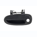 MANIJA EXTERIOR TY AVALON 95-99  CON HOYO PARA LLAVE LISA PARA PINTAR NEGRA PLASTICO HUSHAN Izquierdo Delantera  