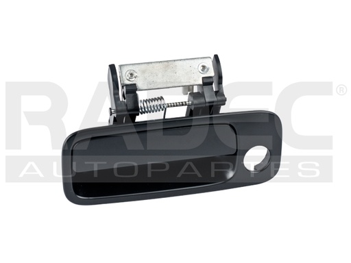 MANIJA EXTERIOR TY AVALON 00-04  CON HOYO PARA LLAVE LISA PARA PINTAR NEGRA PLASTICO HUSHAN Izquierdo Delantera  
