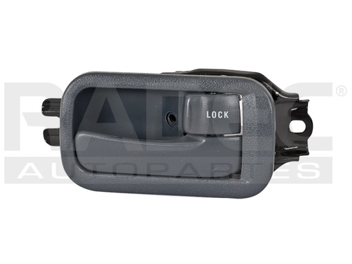 MANIJA INTERIOR TY T100 93-98/LAND CRUISER FJ80 91-97  GRIS OBSCURO ZINC CON PLASTICO HUSHAN Derecho Delantera/Trasera  