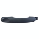 MANIJA EXTERIOR VW BEETLE 98-11/EUROVAN 05-10/MULTIVAN 12-14/TRANSPORTER 10-20/CADDY 14-19  SIN HOYO PARA LLAVE CON SENSOR LISA PARA PINTAR NEGRA PLASTICO HUSHAN Derecho Delantera  