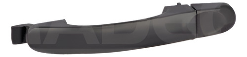 MANIJA EXTERIOR VW BEETLE 98-11/EUROVAN 05-10/MULTIVAN 12-14/TRANSPORTER 10-20/CADDY 14-19  CON HOYO PARA LLAVE LISA PARA PINTAR NEGRA PLASTICO HUSHAN Izquierdo Delantera  