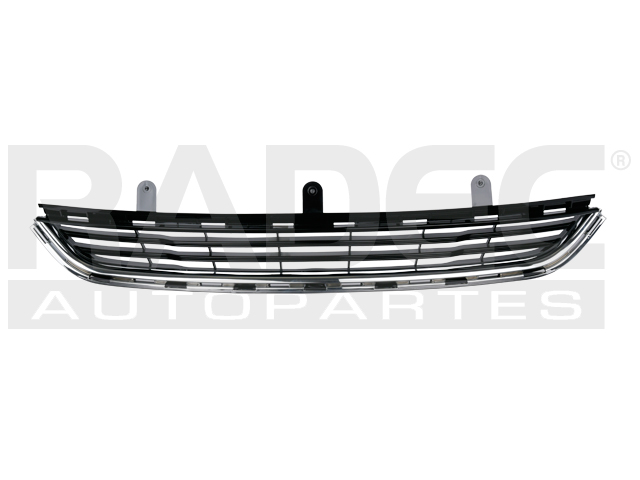 REJILLA FASCIA DELANTERA FD FIESTA 14-19 NEGRA F/CROMADA