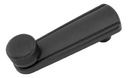 MANIJA DE ELEVAR VW POINTER 97-99/EUROVAN 01-04  PERILLA NEGRA PLASTICO NEGRO HUSHAN    