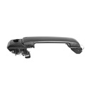 MANIJA EXTERIOR VW GOLF 4P 93-99/JETTA A3 93-98/POINTER 4P 97-99/CABRIO 93-02  CON HOYO PARA LLAVE PATA CORTA LISA NEGRA PLASTICO HUSHAN Derecho/Izquierdo Delantera  