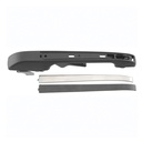 MANIJA EXTERIOR VW ATLANTIC 81-87/CARIBE 77-87/GOLF/JETTA A2 87-92  PATA CURVA NEGRA/CROMO PLASTICO HUSHAN Derecho Trasera  