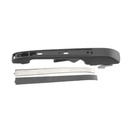 MANIJA EXTERIOR VW ATLANTIC 81-87/CARIBE 77-87/GOLF/JETTA A2 87-92  PATA CURVA NEGRA/CROMO PLASTICO HUSHAN Izquierdo Trasera  