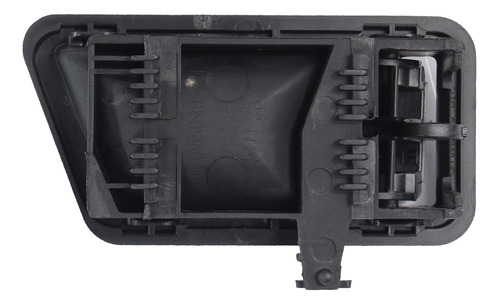 MANIJA INTERIOR VW GOLF 88-92/JETTA A2 87-92/WORKER 05-10  CON BISEL NEGRO PLASTICO HUSHAN Izquierdo Delantera/Trasera  