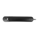 MANIJA EXTERIOR VW POINTER 2P 00-10  CON HOYO PARA LLAVE PATA LARGA CORRUGADA NEGRA PLASTICO HUSHAN Derecho/Izquierdo Delantera  