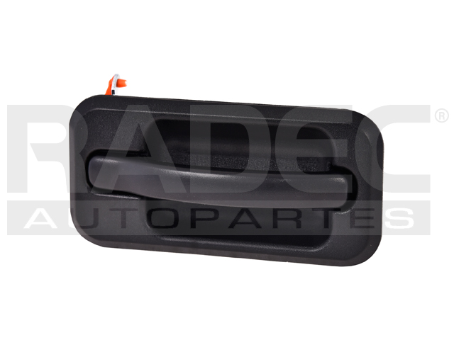 MANIJA EXTERIOR HM H2 SUT/SUV 03-09  NEGRA PLASTICO HUSHAN Derecho Trasera  