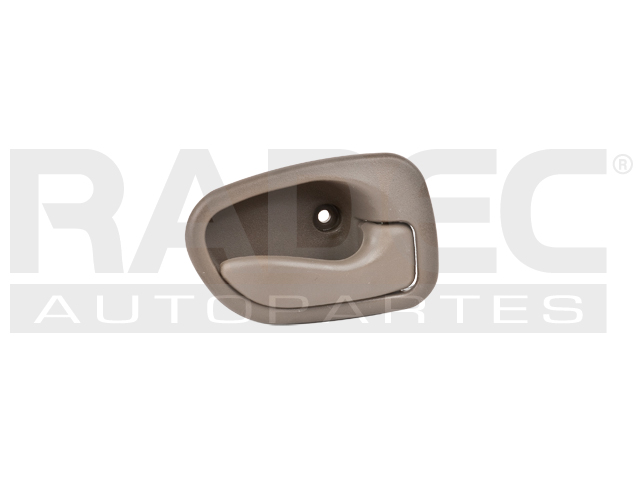 MANIJA INTERIOR HY ACCENT 95-99  PATA CORTA BEIGE PLASTICO HUSHAN Derecho Delantera/Trasera  