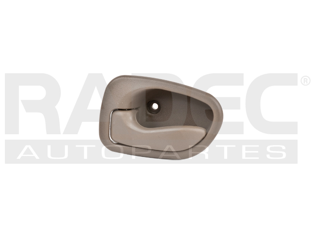 MANIJA INTERIOR HY ACCENT 95-99  PATA CORTA BEIGE PLASTICO HUSHAN Izquierdo Delantera/Trasera  