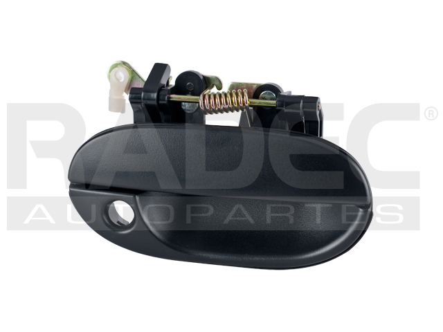 MANIJA EXTERIOR HY ACCENT 98-99  CORRUGADA NEGRA PLASTICO HUSHAN Derecho Delantera  