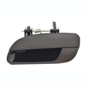 MANIJA EXTERIOR HY ELANTRA 01-06  LISA PARA PINTAR NEGRA PLASTICO HUSHAN Izquierdo Trasera  