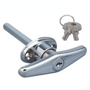 MANIJA EXTERIOR UN VARIOS  TIPO T CROMADA METAL HUSHAN Derecho/Izquierdo   