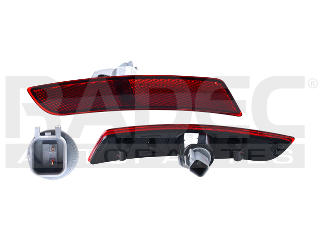 CUARTO LATERAL TRASERO CV CAMARO 16-19 ROJO C/FOCO DEPO DER