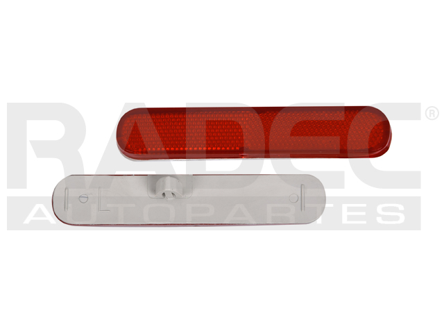 CUARTO REFLEJANTE TRASERO CV CHEVY C3 09-12 DER