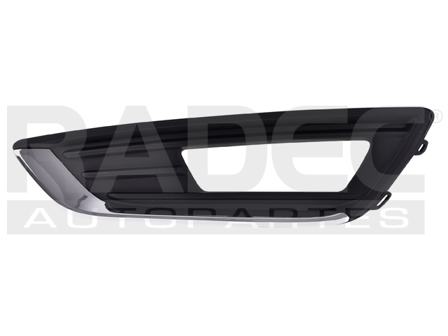 REJILLA FASCIA FD FOCUS 15-18 F/CROMADO C/HOYO P/FARO ARGENTINA IZQ