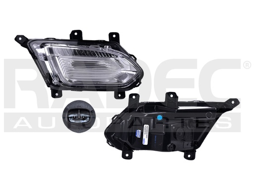 CUARTO FRONTAL CV EQUINOX 16-17 C/LUZ DE DIA C/LEDS DEPO DER