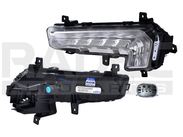 CUARTO FRONTAL CV MALIBU 16-18 C/LEDS DEPO IZQ