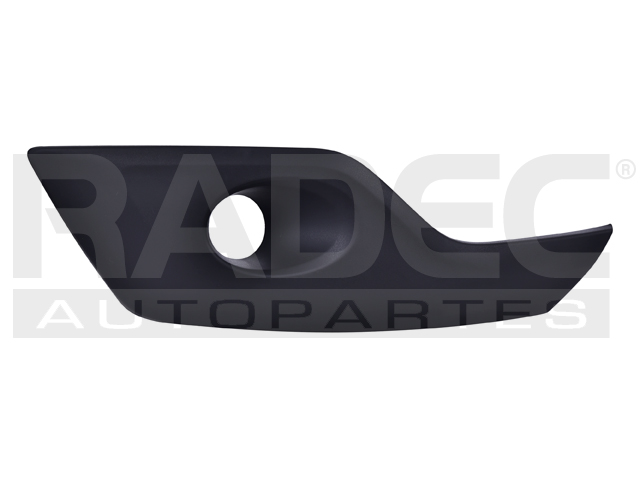 REJILLA FASCIA DELANTERA FD TRANSIT 14-17 C/HOYO P/FARO GRIS MATE CUSTOM IZQ
