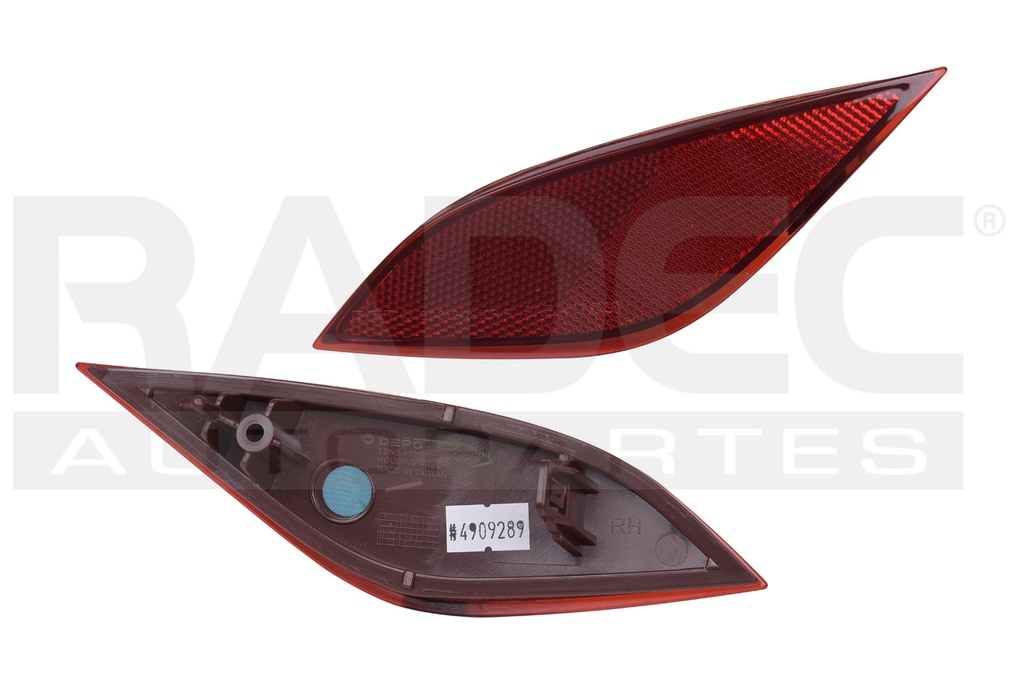 CUARTO REFLEJANTE TRASERO TY PRIUS 19-22 DEPO DER