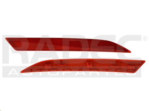 CUARTO REFLEJANTE TRASERO VW GOL 13-16 5 PUERTAS ORIGINAL DER