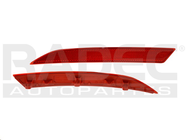 CUARTO REFLEJANTE TRASERO VW GOL 13-16 5 PUERTAS ORIGINAL IZQ