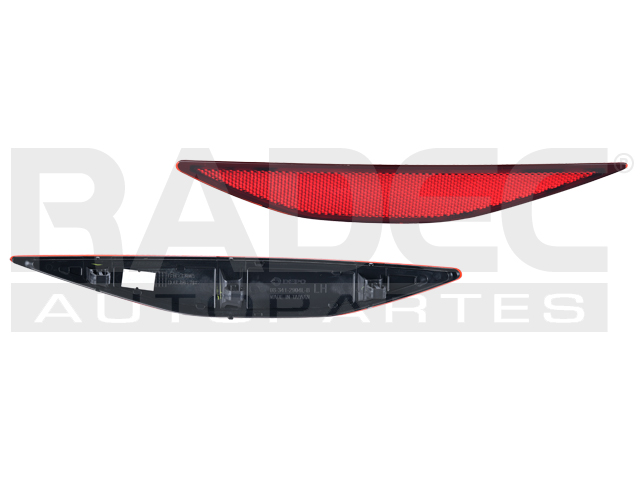 CUARTO REFLEJANTE TRASERO VW GOLF 15-17 DEPO IZQ